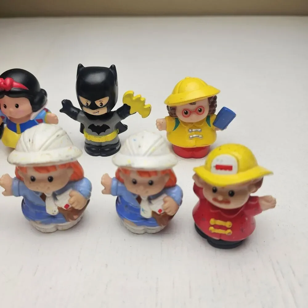 Fisher-Price Little People Figure Lot of 9 Train and Character Figures